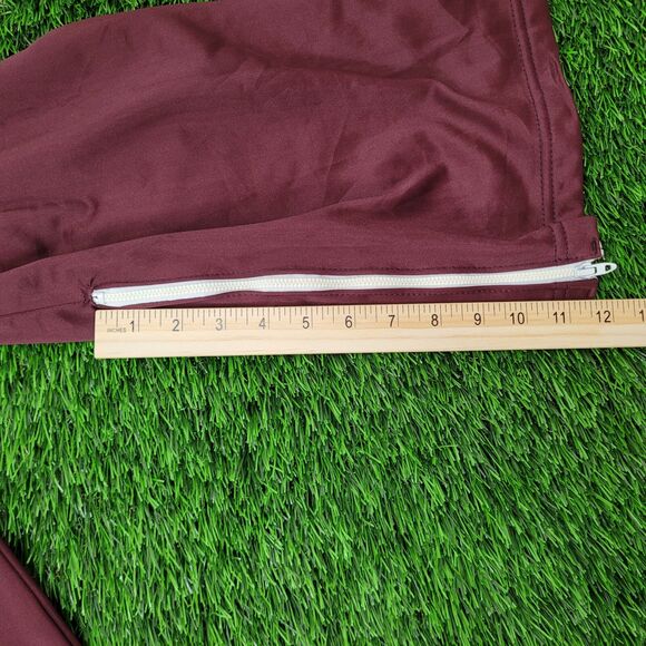 Vintage 50s Champion Track Pants XS/S Maroon Embroidered - Picture 14 of 16